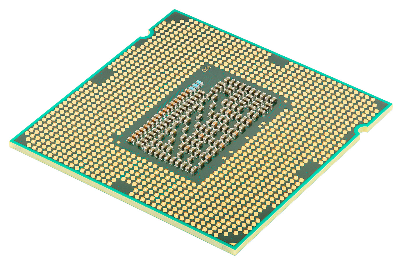 Intel Core i7 2600K CPU bottom view